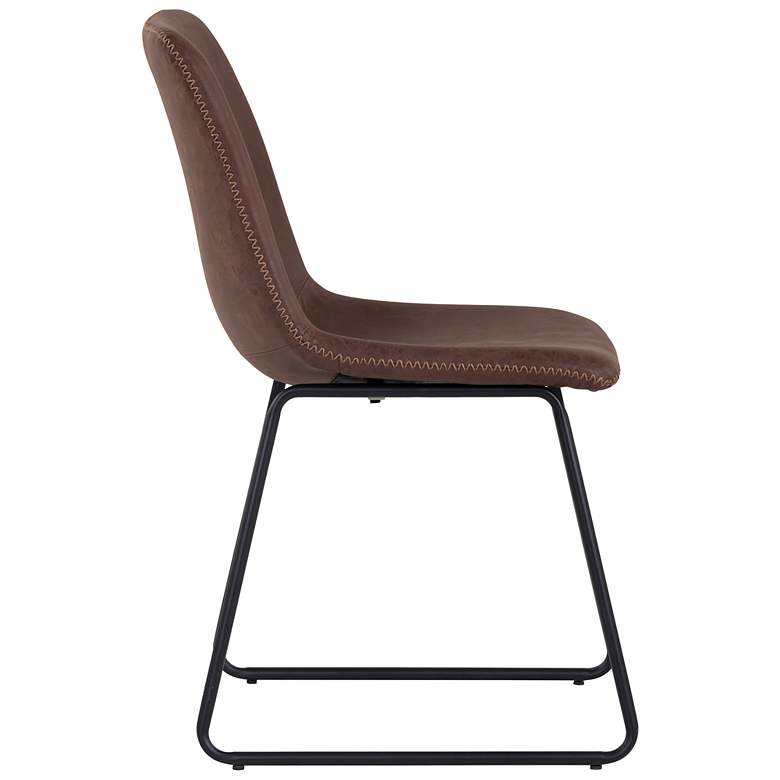 Image 3 Sunpan Cal Dining Chair Antique Brown Set of 2 more views