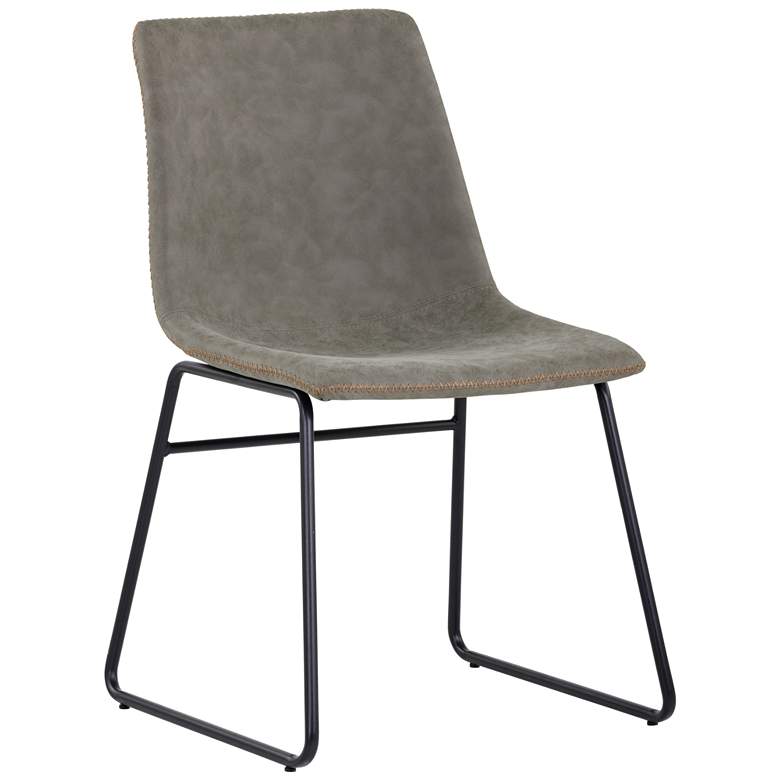 Image 1 Sunpan Cal Dining Chair Antique Gray Set of 2