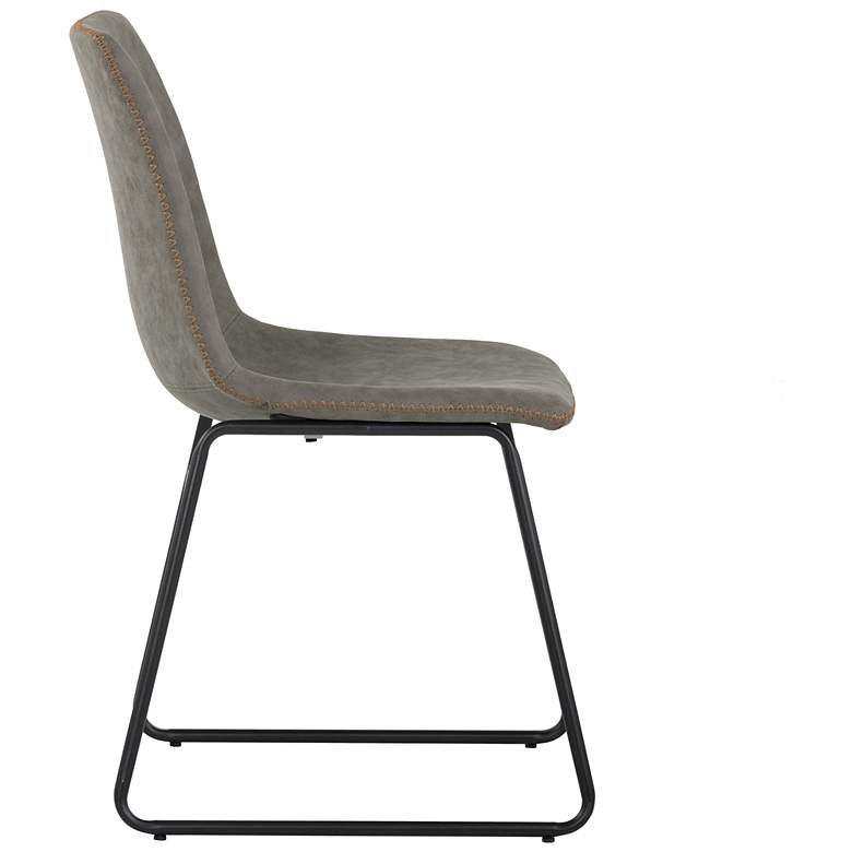 Image 3 Sunpan Cal Dining Chair Antique Gray Set of 2 more views