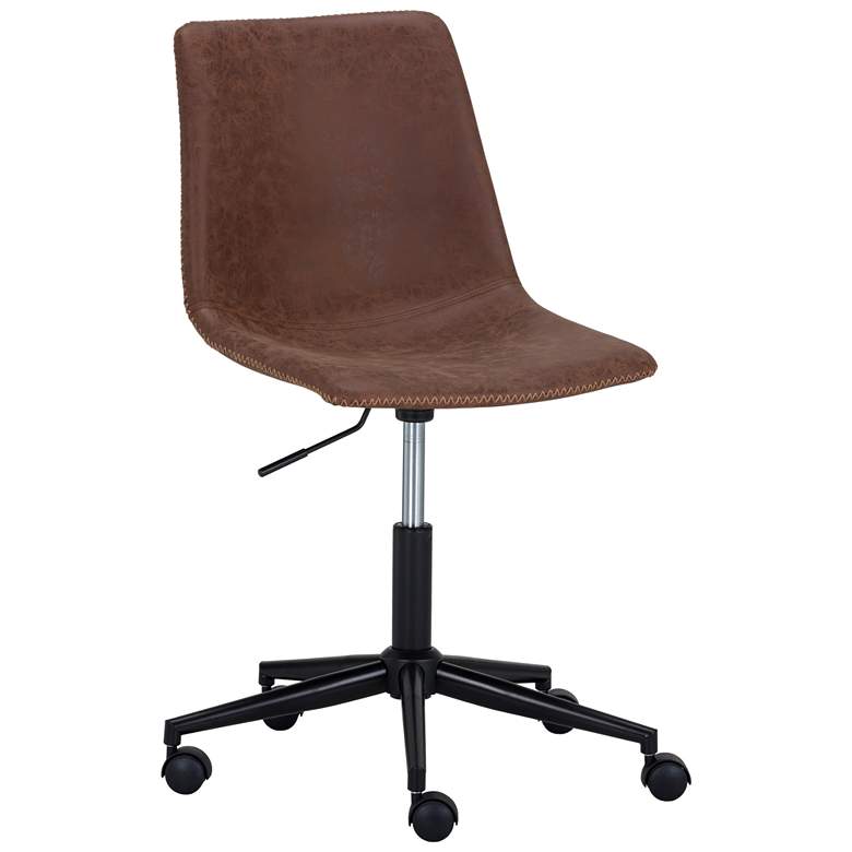 Image 1 Sunpan Cal Office Chair Antique Brown