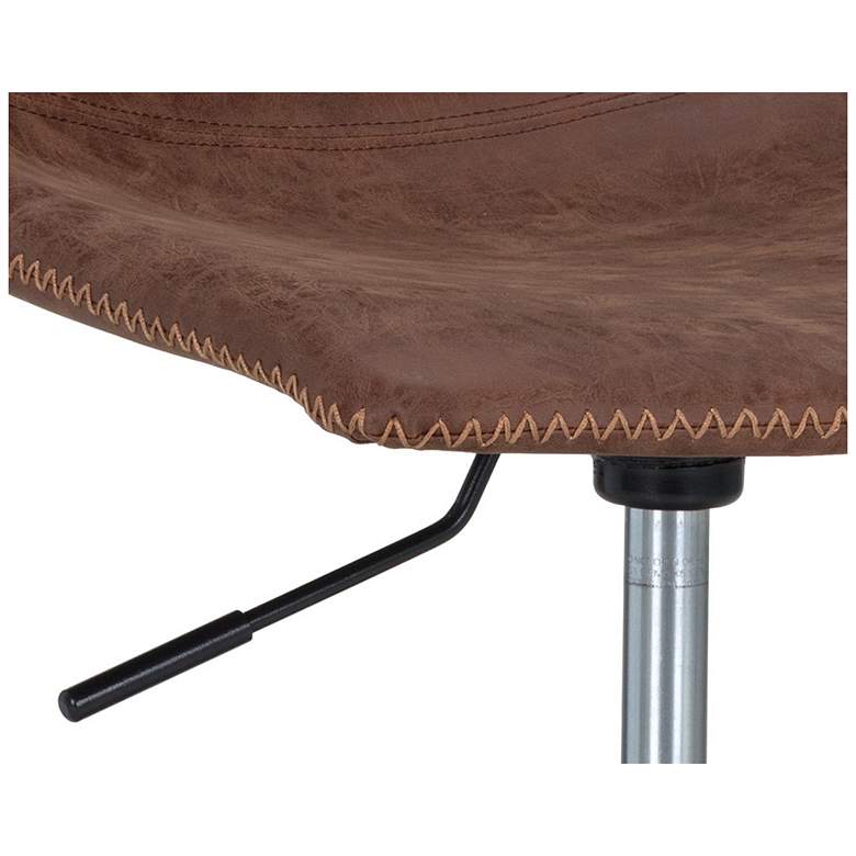 Image 6 Sunpan Cal Office Chair Antique Brown more views