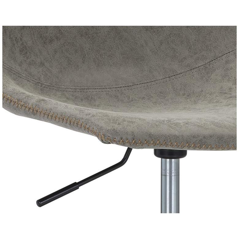 Image 4 Sunpan Cal Office Chair Antique Gray more views