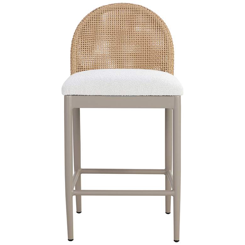 Image 2 Sunpan Calandri Counter Stool Greige Louis Cream more views