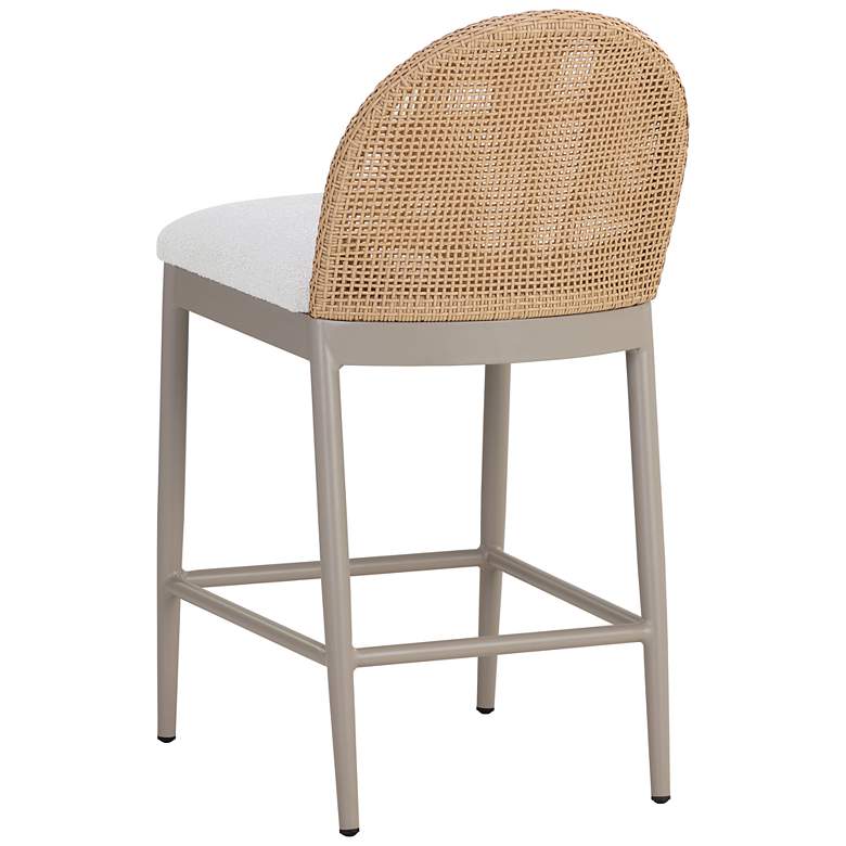 Image 4 Sunpan Calandri Counter Stool Greige Louis Cream more views