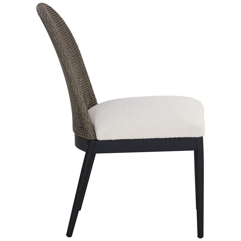 Image 3 Sunpan Calandri Dining Chair Black Louis Cream Set of 2 more views