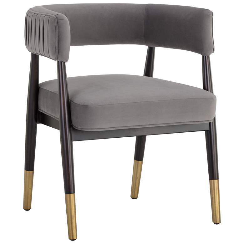 Image 1 Sunpan Callem Dining Armchair Antonio Charcoal