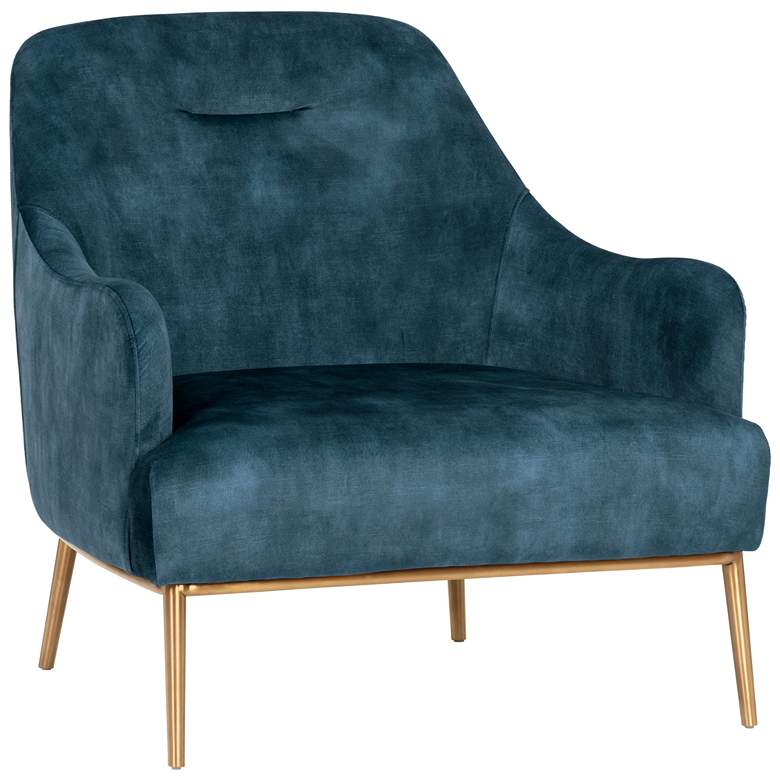 Image 2 Sunpan Cameron Lounge Chair Nono Petrol