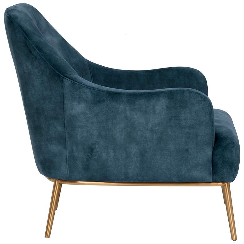 Image 4 Sunpan Cameron Lounge Chair Nono Petrol more views