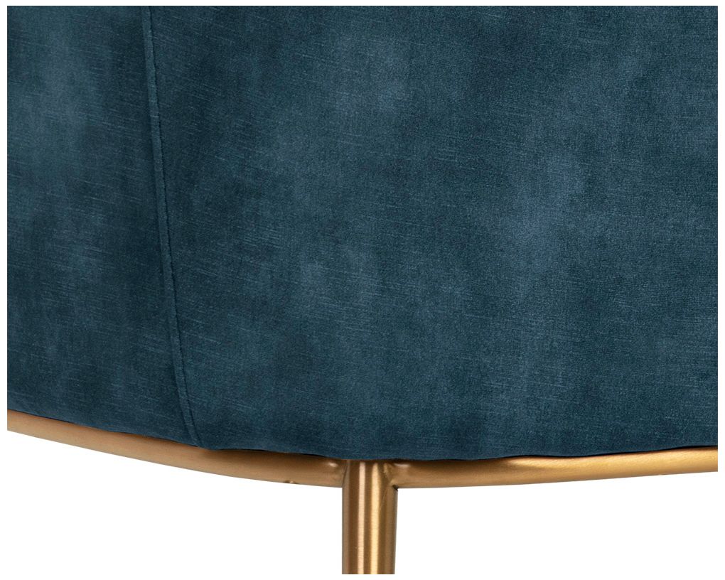 Sunpan Cameron Lounge Chair Nono Petrol