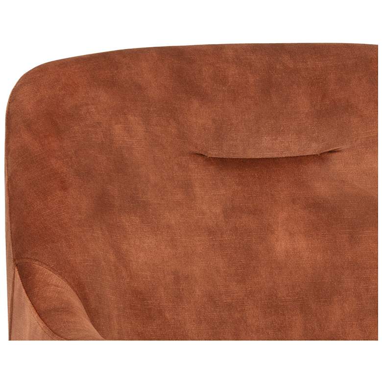 Image 6 Sunpan Cameron Lounge Chair Nono Rust more views
