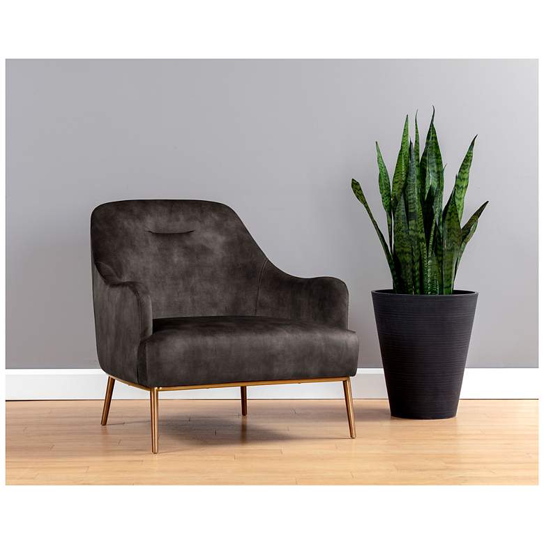 Image 1 Sunpan Cameron Lounge Chair Nono Shitake
