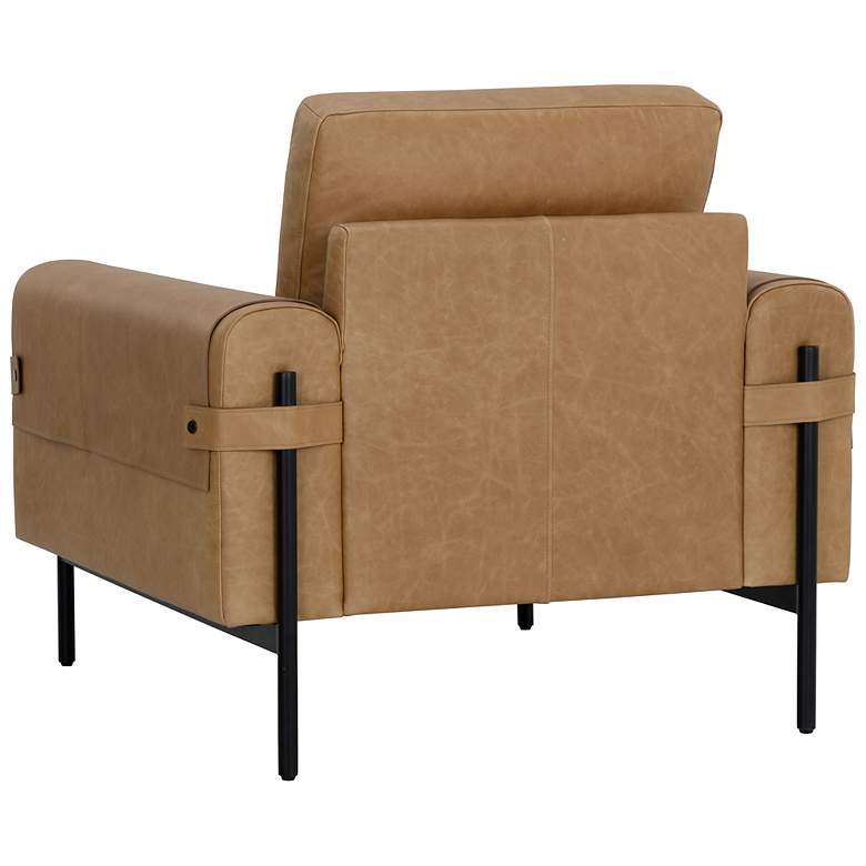 Image 4 Sunpan Camus Armchair Ludlow Sesame Leather more views