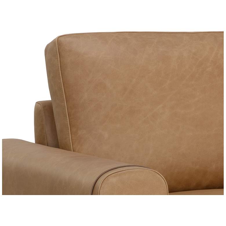 Image 6 Sunpan Camus Armchair Ludlow Sesame Leather more views