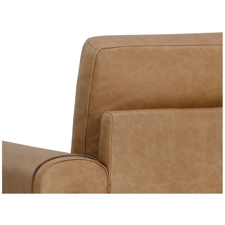 Image 7 Sunpan Camus Armchair Ludlow Sesame Leather more views