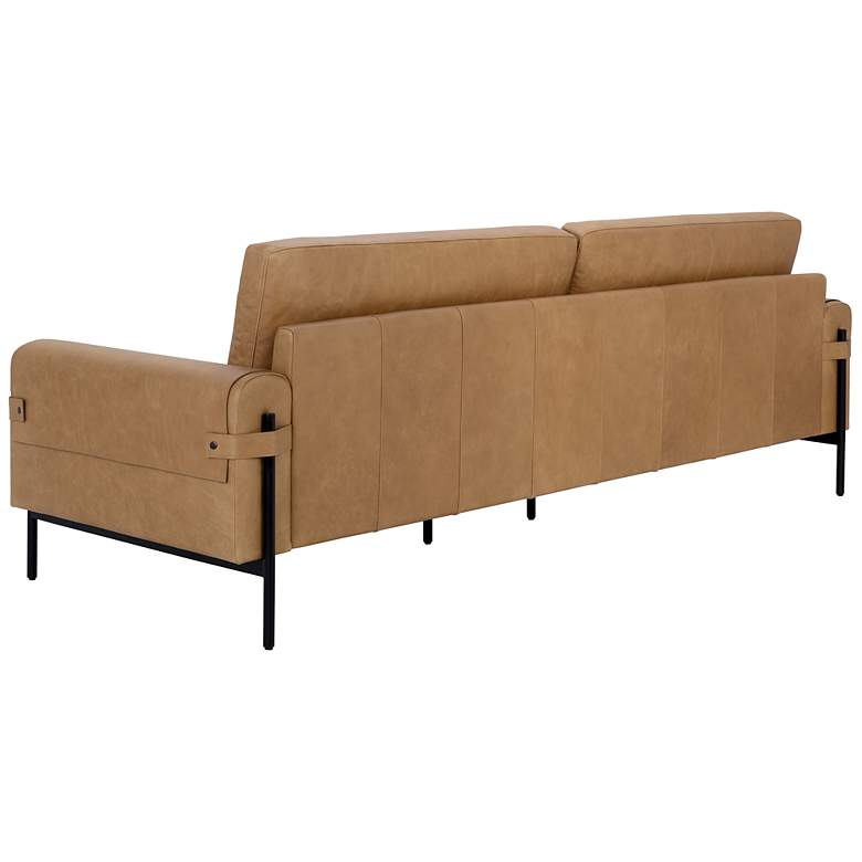 Image 3 Sunpan Camus Sofa Ludlow Sesame Leather more views