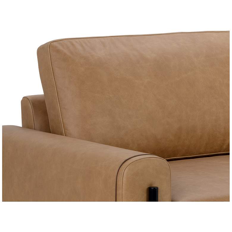 Image 5 Sunpan Camus Sofa Ludlow Sesame Leather more views