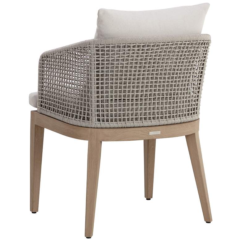 Image 4 Sunpan Capri Dining Armchair Drift Brown Palazzo Cream more views