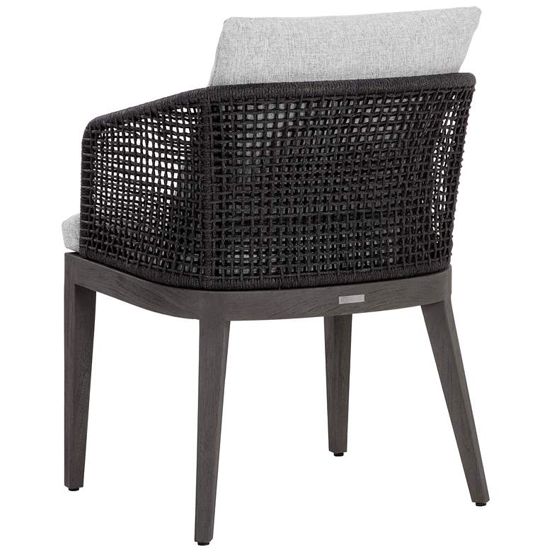 Image 4 Sunpan Capri Dining Armchair Smoke Gray Copacabana Marble more views