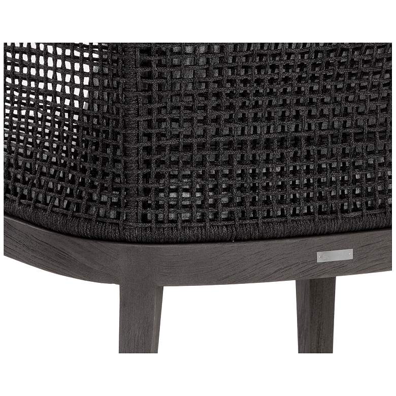Image 7 Sunpan Capri Dining Armchair Smoke Gray Copacabana Marble more views