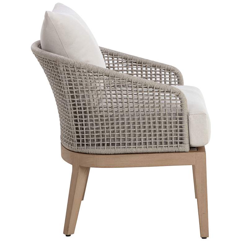 Image 3 Sunpan Capri Lounge Chair Drift Brown Palazzo Cream more views