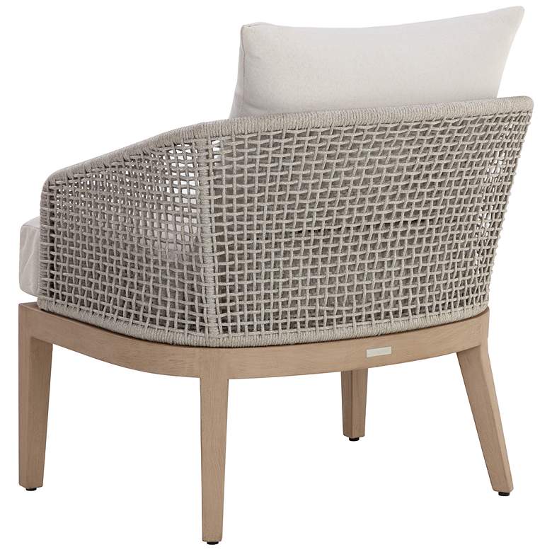 Image 4 Sunpan Capri Lounge Chair Drift Brown Palazzo Cream more views