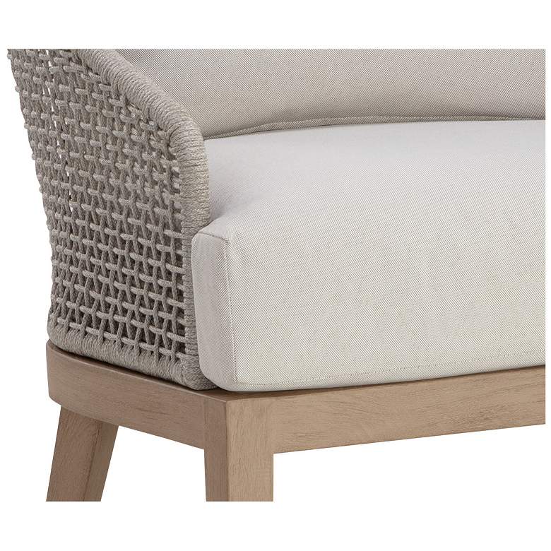 Image 5 Sunpan Capri Lounge Chair Drift Brown Palazzo Cream more views