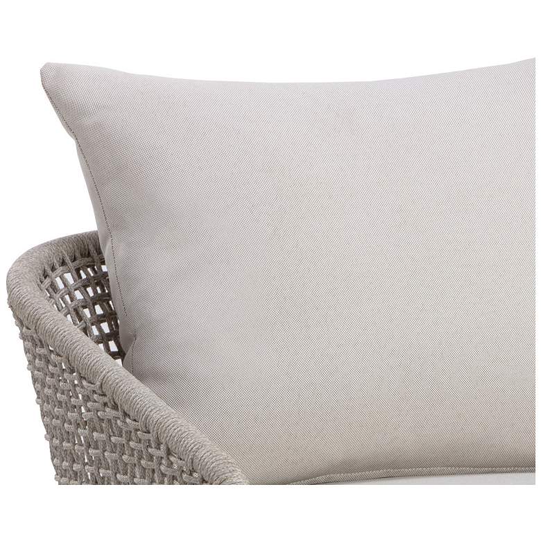 Image 6 Sunpan Capri Lounge Chair Drift Brown Palazzo Cream more views