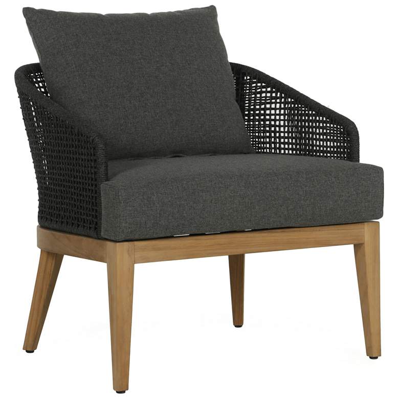 Image 1 Sunpan Capri Lounge Chair Natural Gracebay Gray