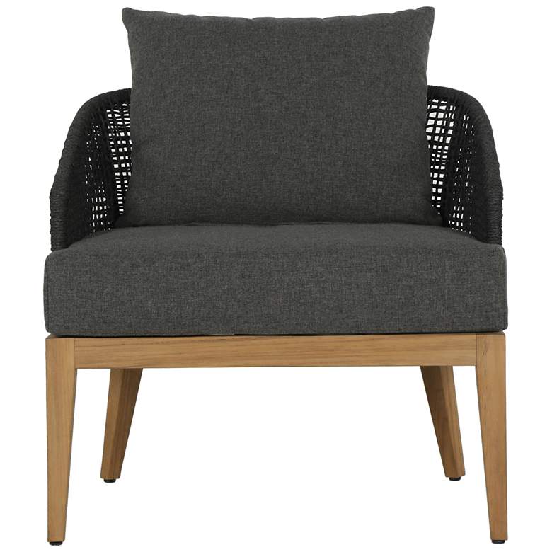 Image 2 Sunpan Capri Lounge Chair Natural Gracebay Gray more views