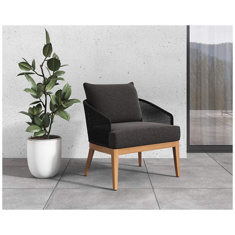 Image 6 Sunpan Capri Lounge Chair Natural Gracebay Gray more views