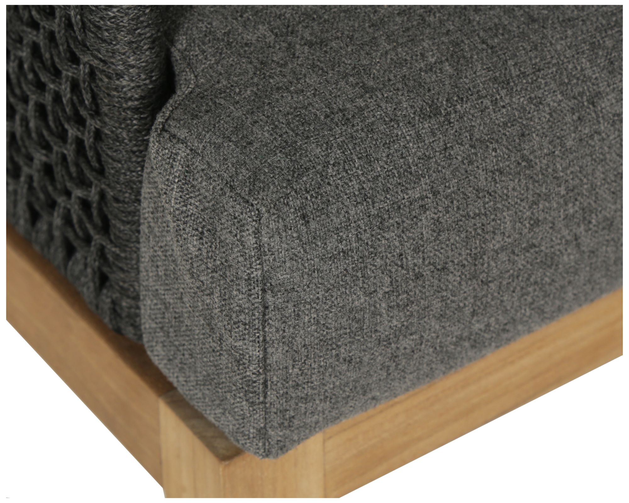 Sunpan Capri Lounge Chair Natural Gracebay Gray