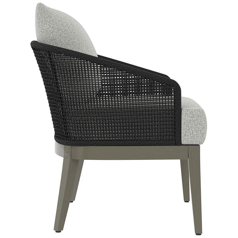 Image 4 Sunpan Capri Lounge Chair Smoke Gray Copacabana Marble more views