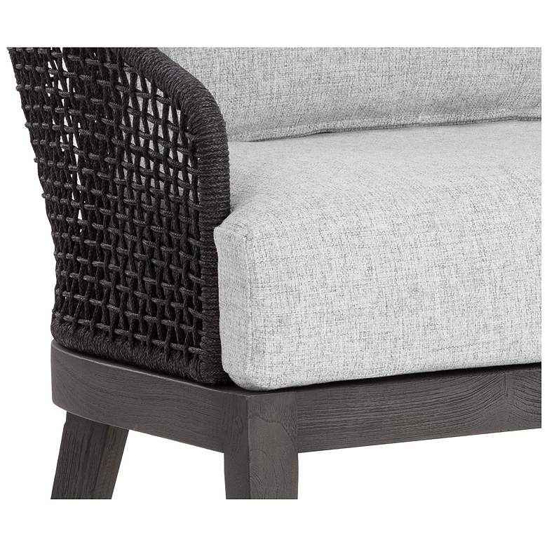 Image 5 Sunpan Capri Lounge Chair Smoke Gray Copacabana Marble more views