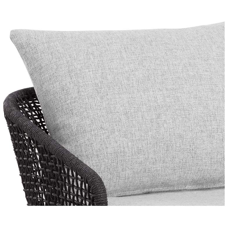 Image 6 Sunpan Capri Lounge Chair Smoke Gray Copacabana Marble more views