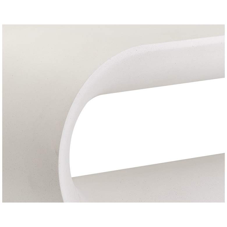Image 4 Sunpan Capsule Bench White more views