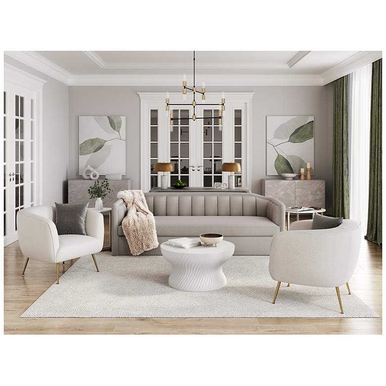 Image 4 Sunpan Cara Coffee Table White more views