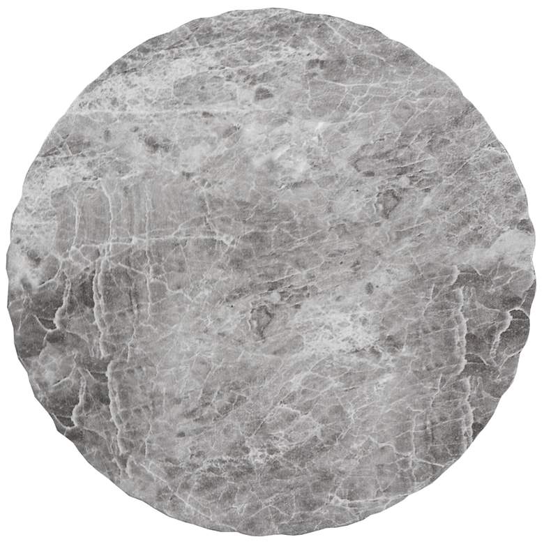Image 3 Sunpan Cara End Table Marble Look Gray more views