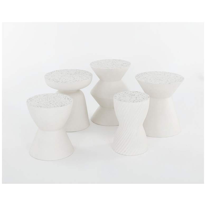 Image 3 Sunpan Cara End Table Terrazzo more views