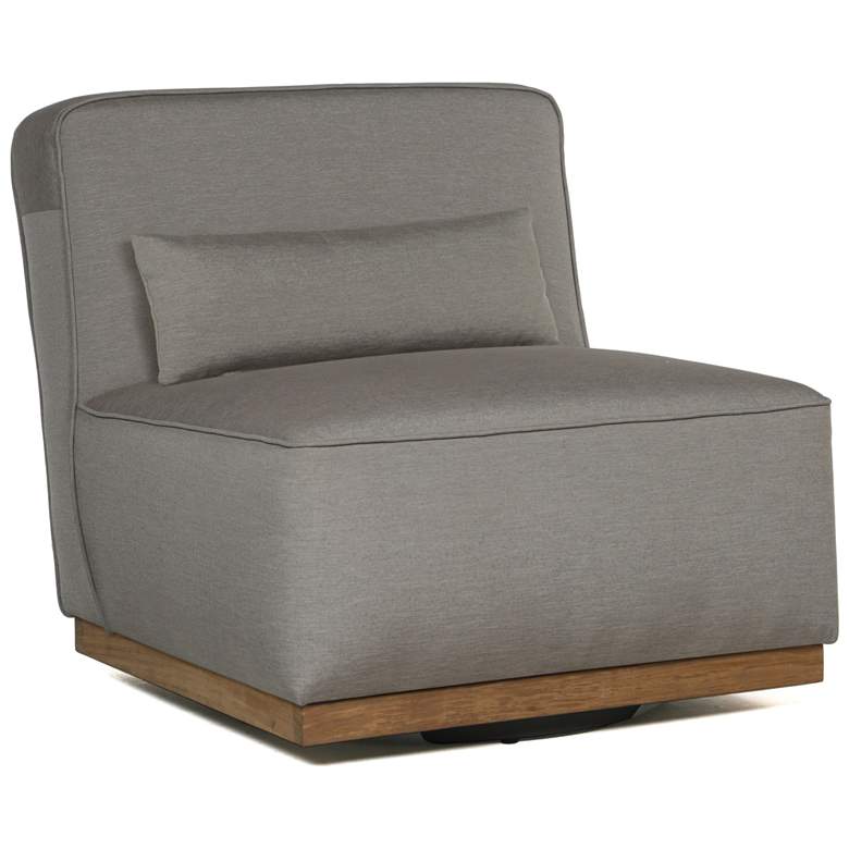 Image 1 Sunpan Carbonia Swivel Lounge Chair Palazzo Taupe