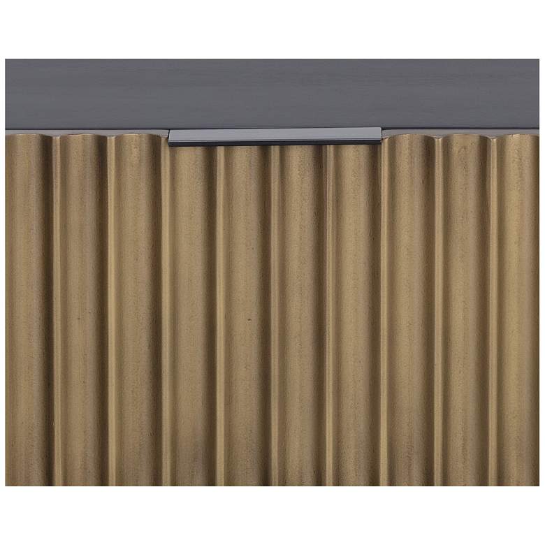 Image 7 Sunpan Carlin Nightstand Black and Antique Brass more views