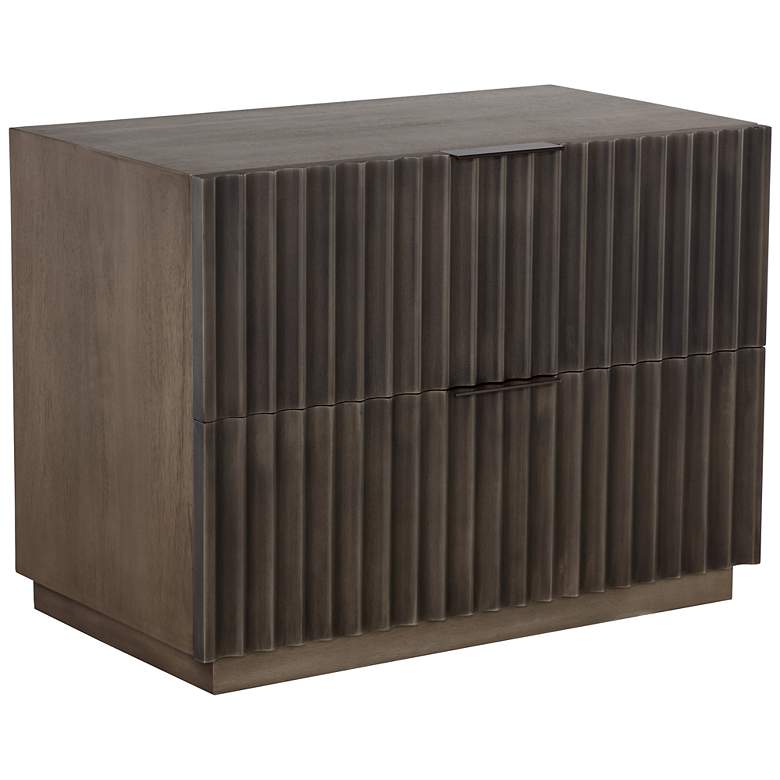 Image 2 Sunpan Carlin Nightstand Taupe more views