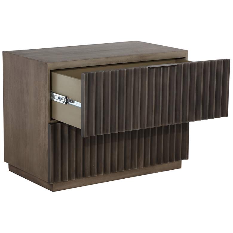 Image 3 Sunpan Carlin Nightstand Taupe more views