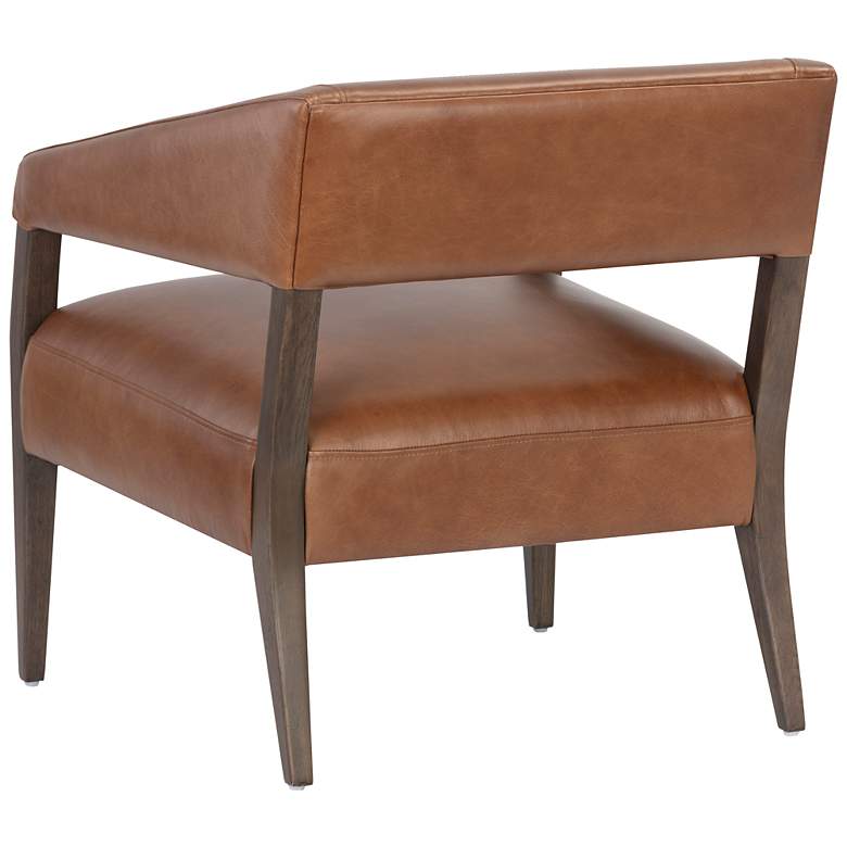 Image 5 Sunpan Carlyle Lounge Chair Shalimar Tobacco Leather more views