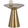 Sunpan Carmel End Table Yellow Gold