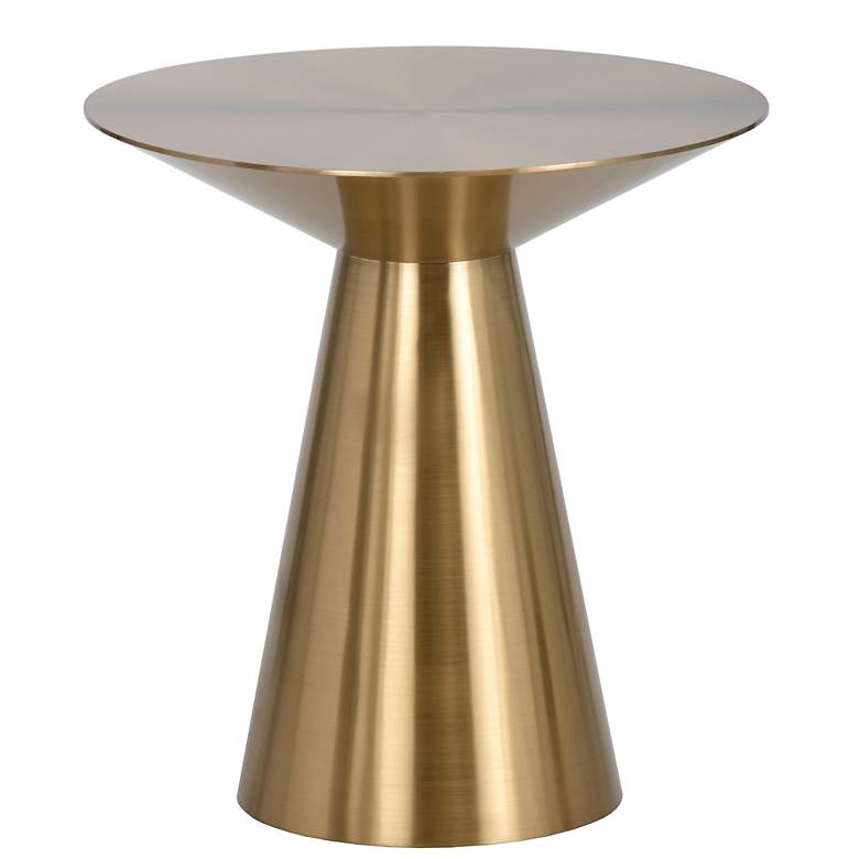 Image 2 Sunpan Carmel End Table Yellow Gold more views