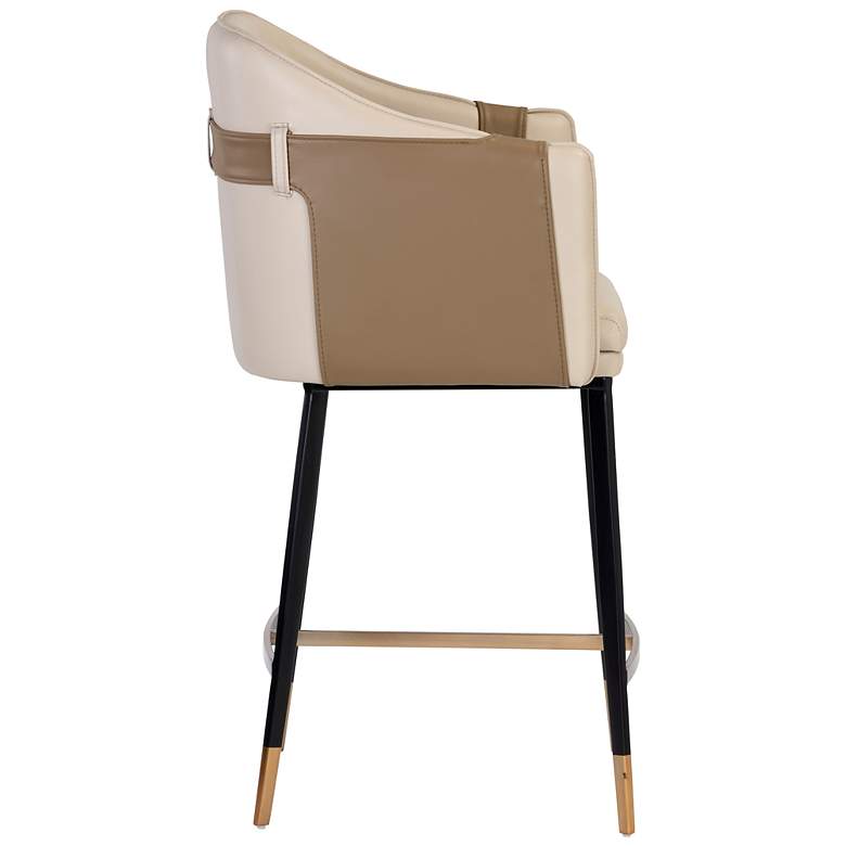 Image 2 Sunpan Carter Counter Stool Napa Beige and Napa Tan more views