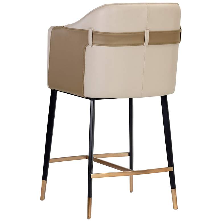 Image 3 Sunpan Carter Counter Stool Napa Beige and Napa Tan more views
