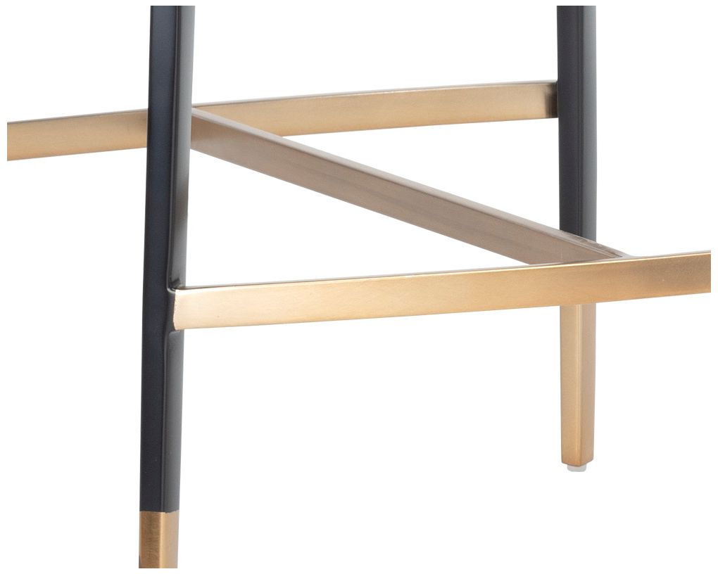 Sunpan Carter Counter Stool Napa Beige and Napa Tan