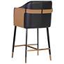 3_Sunpan Carter Counter Stool Napa Black and Napa Cognac more views