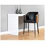5_Sunpan Carter Counter Stool Napa Black and Napa Cognac more views